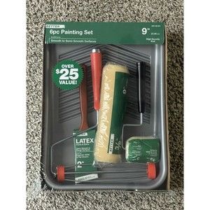 6-Piece Painting Set High-density polyester knit fabric holds